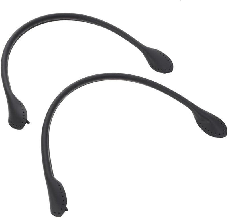 Black Round Handbag Replacement Handles 40cm for Women Crossbody and Handheld Use - Image 1